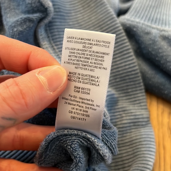 Free People Believe It blue lace up hoodie - Picture 14 of 14